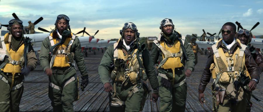 Tuskegee airman show pride for their country in the new film dedicated to telling their story.