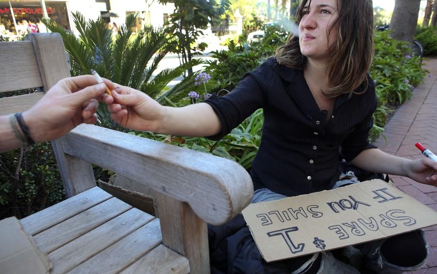The city of Hayward grapples with panhandling in the downtown district.