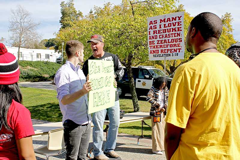 CSU East Bay Religious Protest