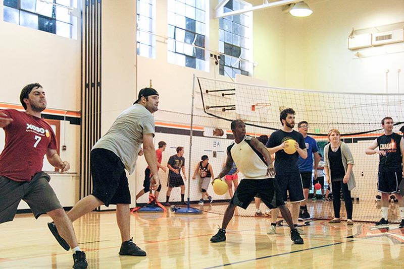 Recreational+Adult+Dodgeball+gives+adults+the+opportunity+to+relive+their+childhood.