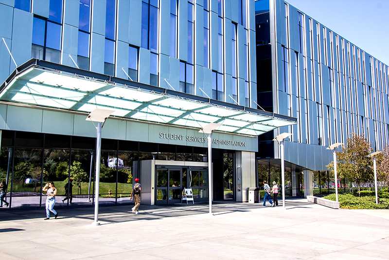 The Student Services and Administration Building is the epicenter of student and campus finances.