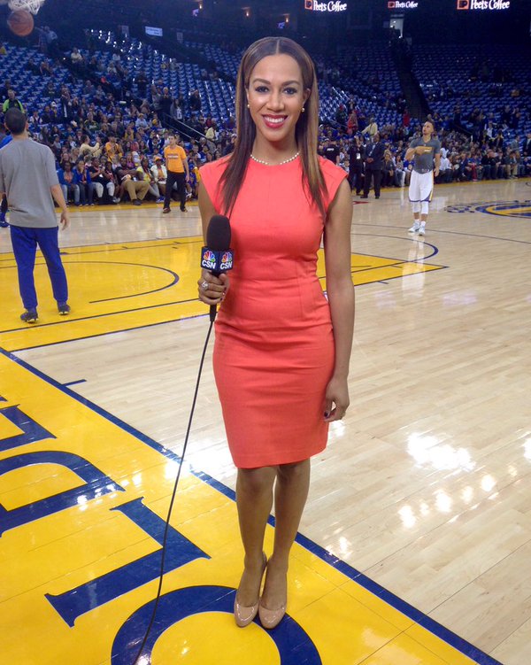 The Golden State Warriors reporter Rosalyn Gold-Onwude, otherwise known as ...