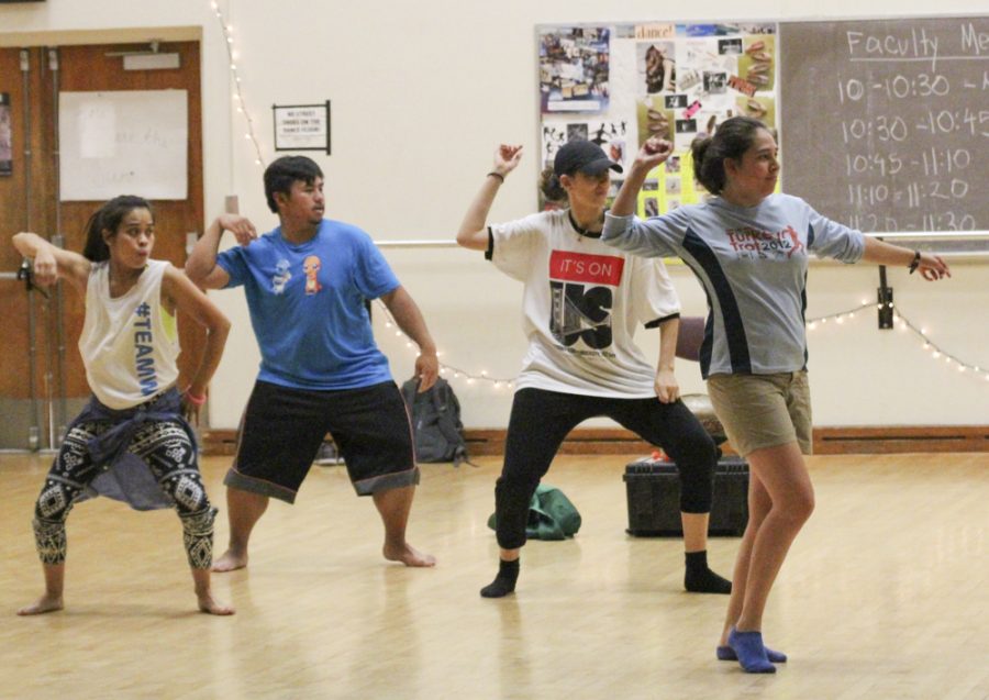 Dance performance chills on Hayward campus