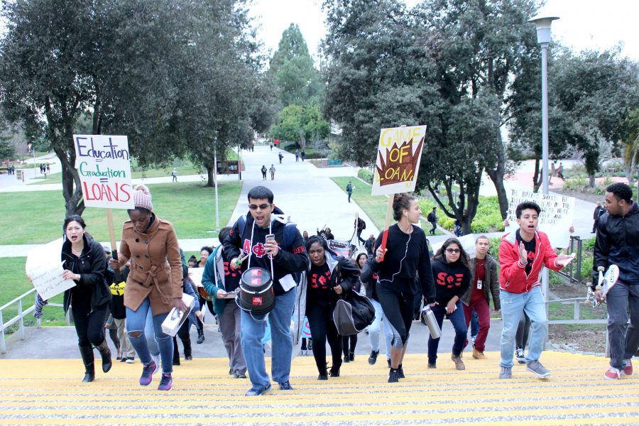 Students protest against tuition hikes and more on campus