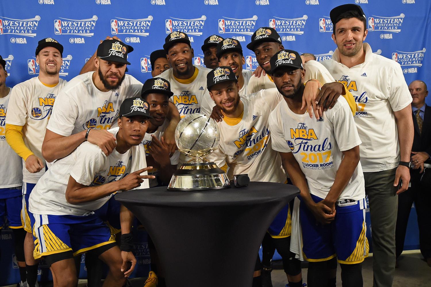 Golden State Warriors clinch third straight finals appearance
