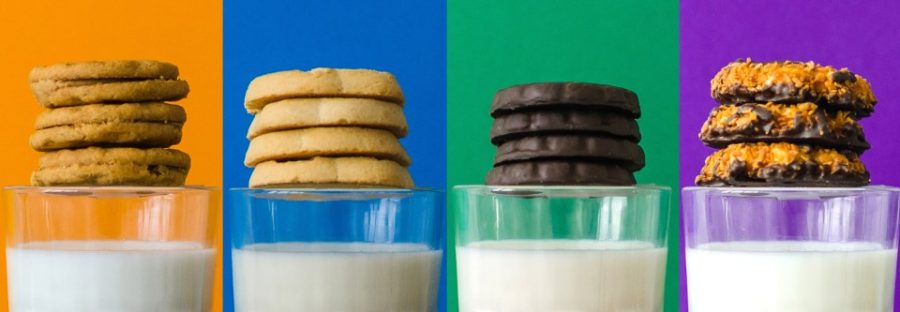 Girl Scout Cookies production divided by two bakeries
