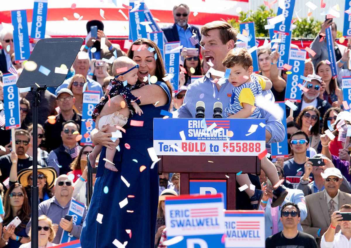 Eric Swalwell hosts hometown rally The Pioneer