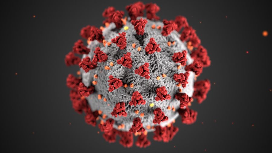 Coronavirus high resolution render