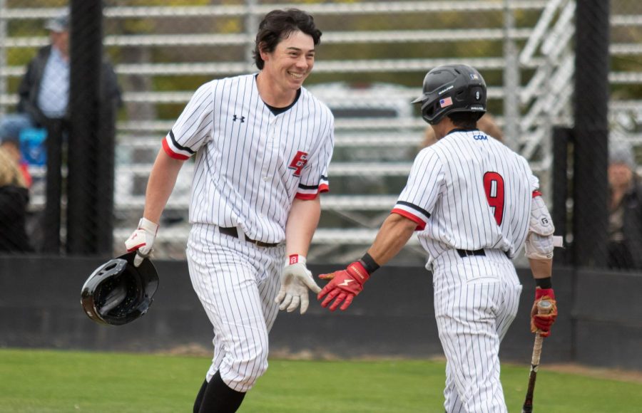 CSUEB+Back+In+Playoff+Picture+After+Bats+Explode+Versus+Dominguez+Hills