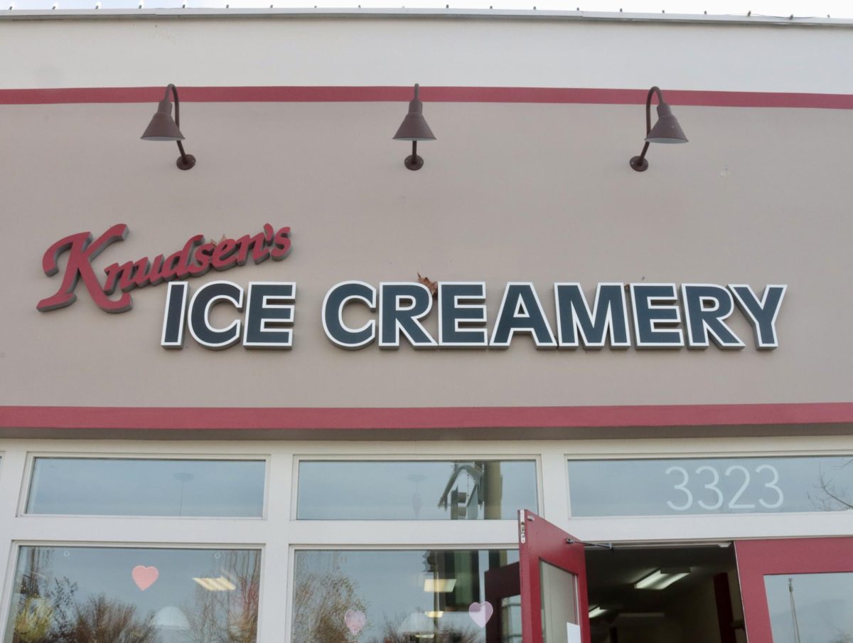 Knudsen’s Ice Creamery storefront on Castro Valley Boulevard.
