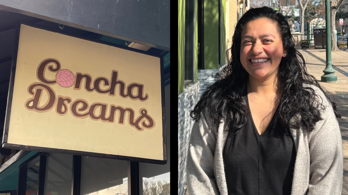 Rose Aguilar (right), founder and owner of Concha Dreams in Hayward. 