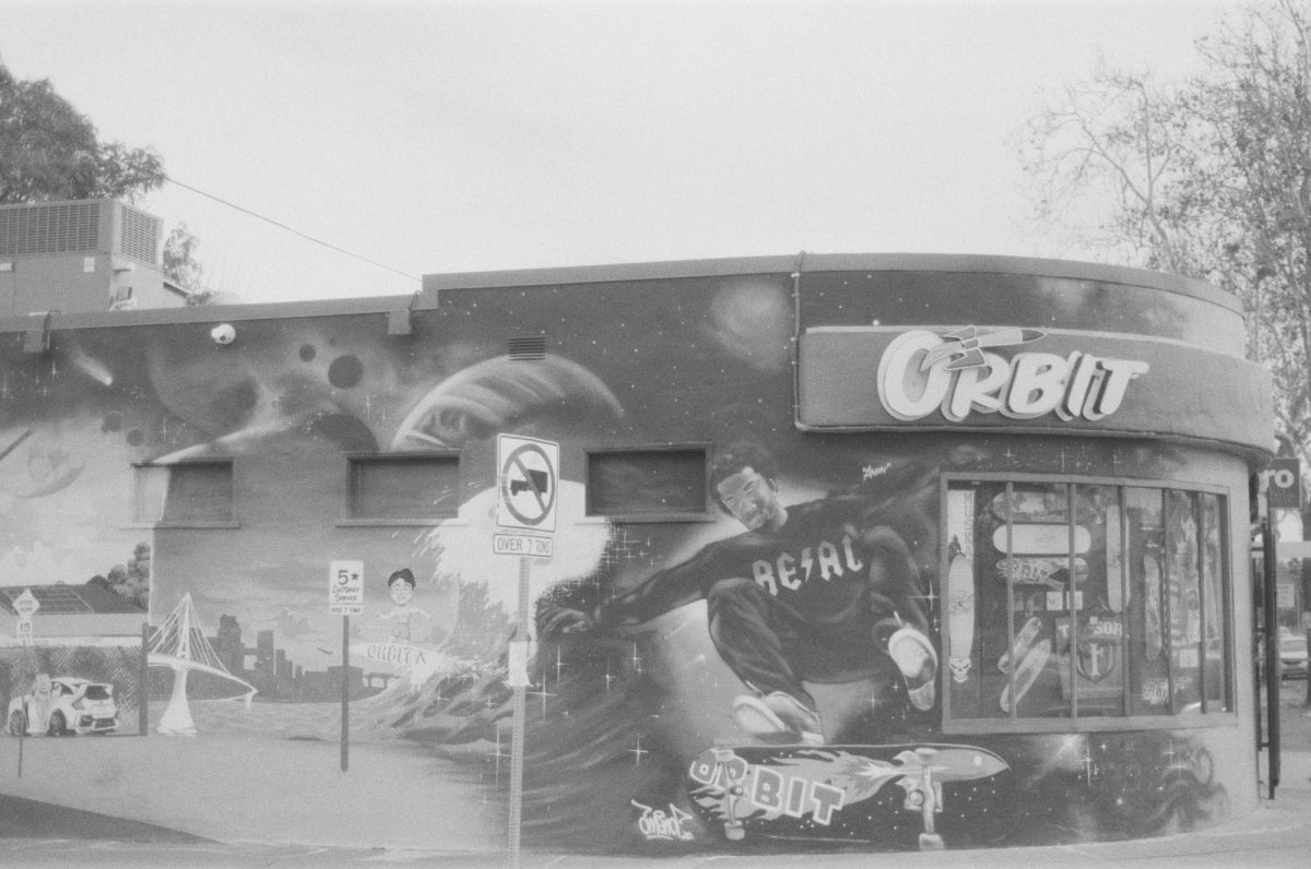 Orbit Skate & Boutique’s storefront, located on East 14th Street in San Leandro.