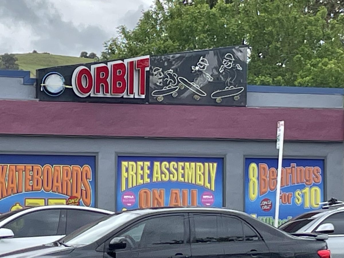 Orbit Skate & Boutique's storefront, located on East 14th Street in San Leandro. 